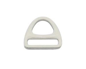 WYPRZEDAŻ Półkółko trójkąt - 25 mm - Srebrny