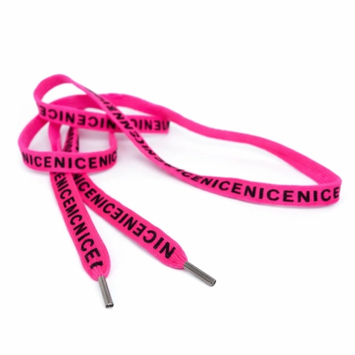 WYPRZEDAŻ Sznurówki - 130 cm - Różowy