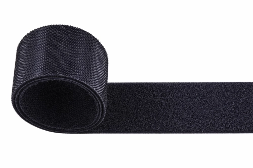 Rzep dwustronny (20mm - 30mm) - Czarny niskoprofilowy