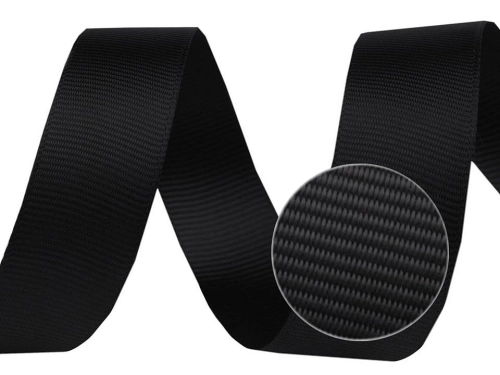 Taśma rypsowa - Lamówka - Czarny