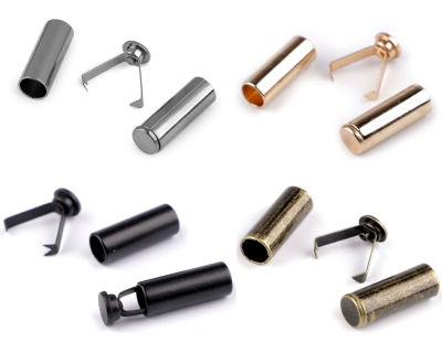Końcówki metalowe z blokadą (Ø 5 mm)