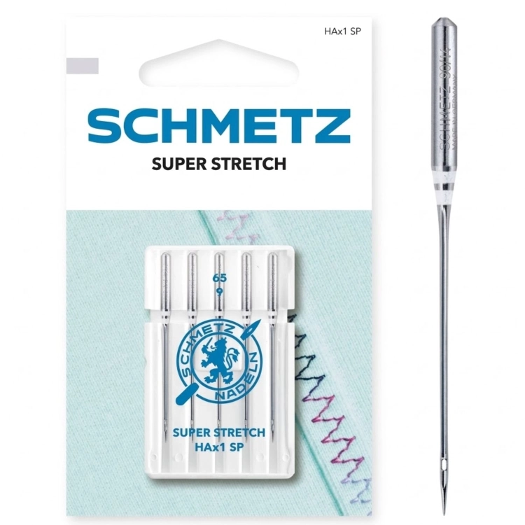 Igły SUPER STRETCH do bardzo elastycznych materiałów - 65