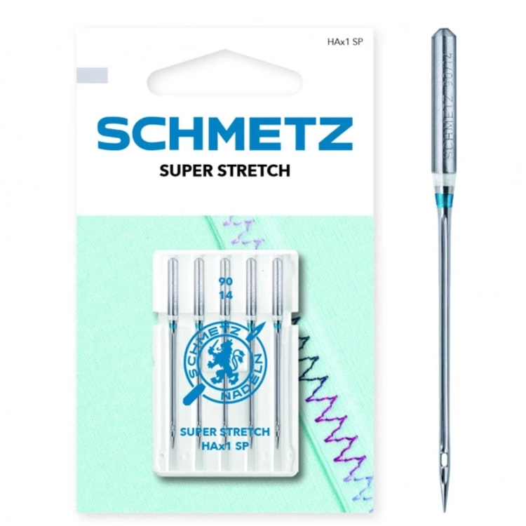 Igły SUPER STRETCH do bardzo elastycznych materiałów - 90