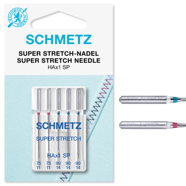 Igły SUPER STRETCH do bardzo elastycznych materiałów - MIX