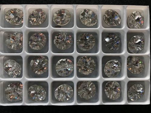 Guziki kryształowe 14 mm