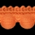 Taśma z pomponikami 12 mm cegła