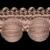 Taśma z pomponikami 12 mm ciemnobeżowa