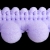Taśma z pomponikami 12 mm liliowa