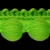 Taśma z pomponikami 12 mm limonkowa