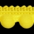 Taśma z pomponikami 12 mm żółta