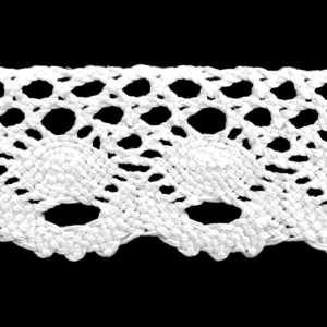 Koronka bawełniana (3,2 cm) - 3 kolory