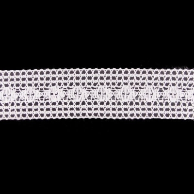 Koronka bawełniana - 4,5 cm - biała