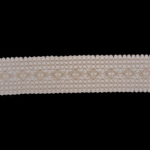 Koronka bawełniana - 4,5 cm - kremowa
