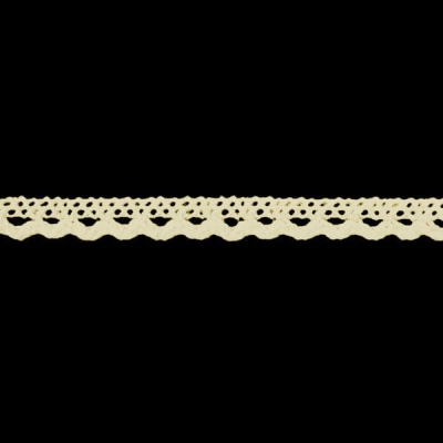 Koronka bawełniana - 0,8 cm - kremowa
