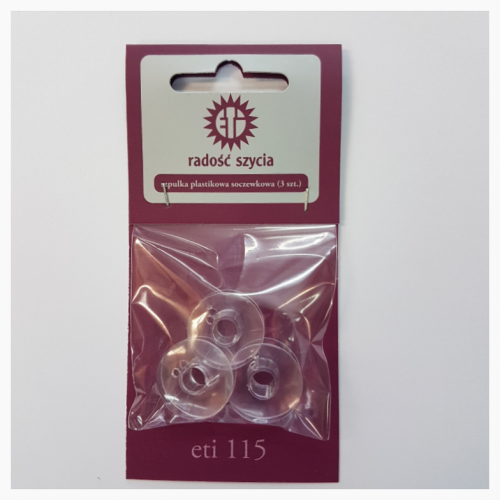 Szpulki do maszyny domowej - plastikowe (soczewkowe)