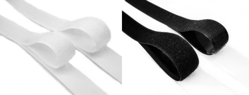 Rzep samoprzylepny biały i czarny