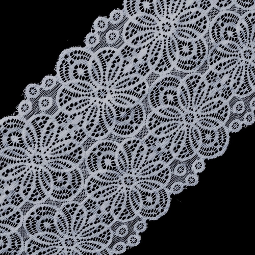 Koronka ELASTYCZNA - 18 cm - Szara