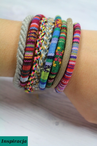 Sznurek bawełniano-poliestrowy - 6 mm - inspiracja