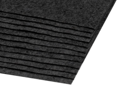 Filc 20x30 cm - Szaro-czarny