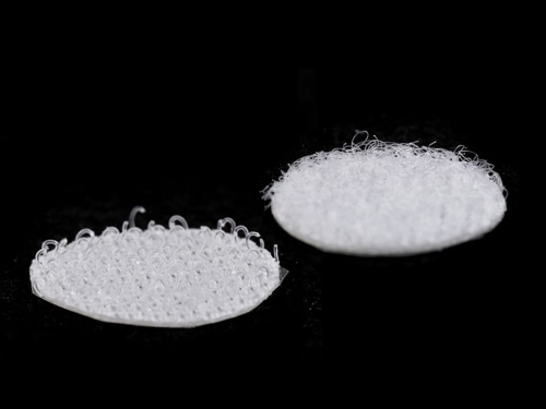 Rzep samoprzylepny kółeczka z bliska