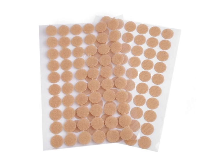 Rzep samoprzylepny kółeczka - Beżowy