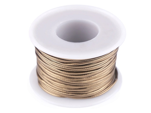 Sznurek eko-skóra - 1,5 mm - Brązowy