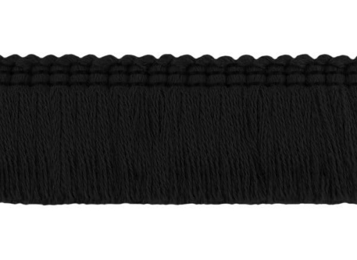 Frędzle bawełniane - 30 mm - Czarny