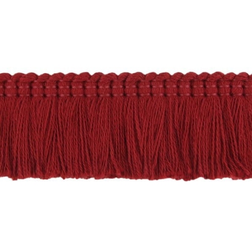 Frędzle bawełniane - 30 mm - Jasne bordo