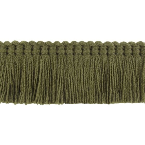 Frędzle bawełniane - 30 mm - Oliwkowy