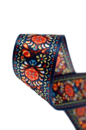 Taśma nośna we wzory - Folk