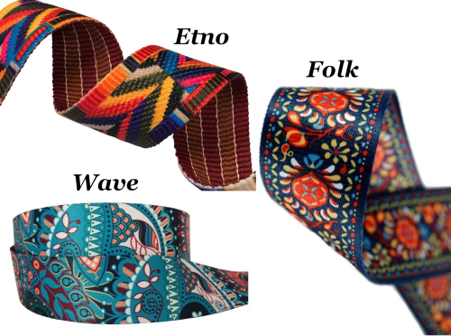 Taśma nośna we wzory