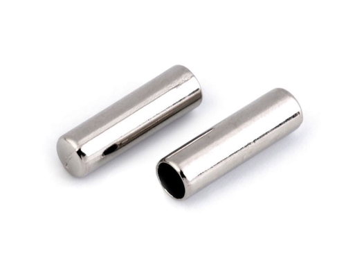 Końcówki do sznurka - maks. 4 mm - Srebrne 1.jpg