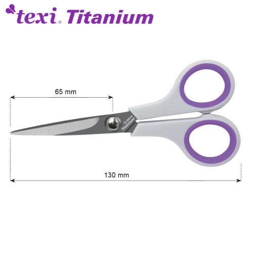 Nożyczki hafciarskie tytanowe - 13 cm