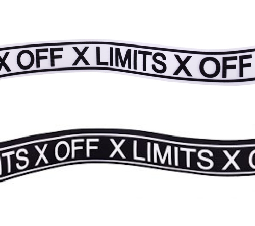 Taśma rypsowa - Lampas LIMITS X OFF - 40 mm