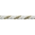 Sznurek skręcany metalizowany - 7 mm - Złoty