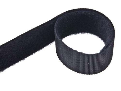 Rzep dwustronny (20mm - 30mm) - Czarny niskoprofilowy 1