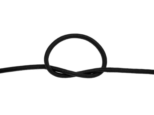 Sznurek elastyczny - Guma okrągła (Ø 1mm - 10mm) - Czarny