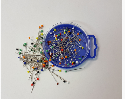 Szpilki stalowe kolorowe - krótkie