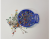 Szpilki stalowe kolorowe - krótkie