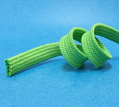 Sznurek bawełniany płaski pleciony - 12 mm