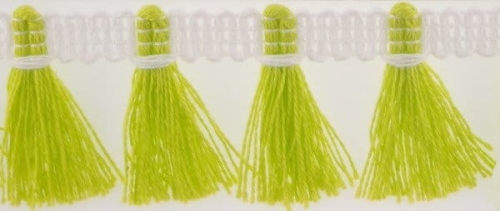 Chwościki na taśmie - 35 mm - Limonka