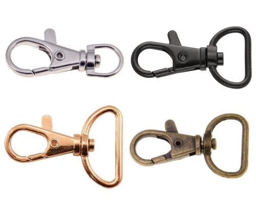 Karabińczyk 'Rybka' (10mm - 25mm) - 4 kolory