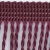 Frędzle ozdobne - 60 mm - Ciemne bordo