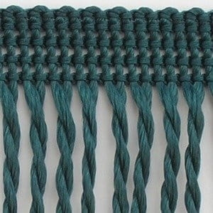 Frędzle ozdobne - 60 mm - Ciemny zielony