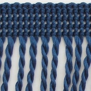 Frędzle ozdobne - 60 mm - Granatowy