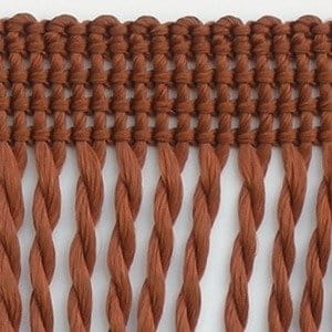 Frędzle ozdobne - 60 mm - Rudy