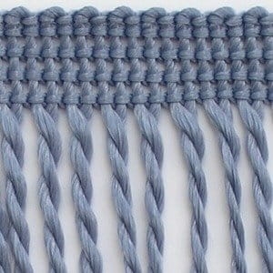 Frędzle ozdobne - 60 mm - Stalowy