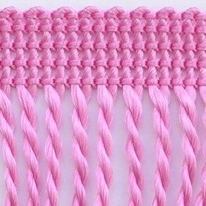 Frędzle ozdobne - 60 mm - Wrzos