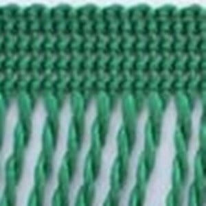 Frędzle ozdobne - 60 mm - Zielony