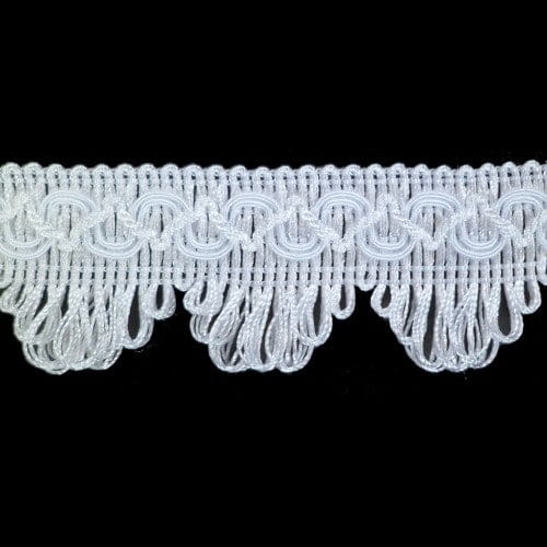 Taśma ozdobna - 35 mm - Biały